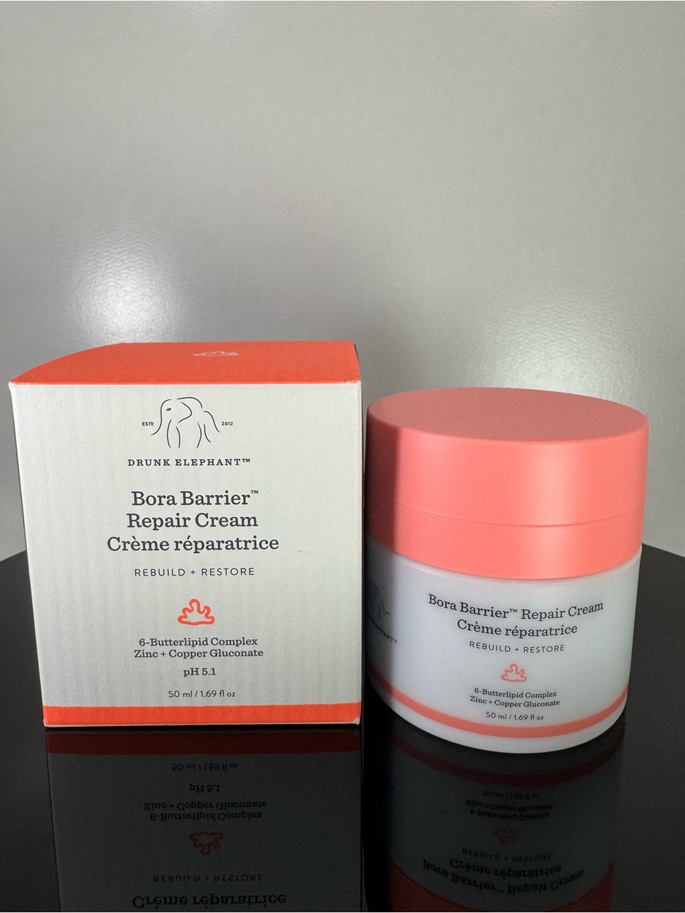 Drunk Elephant Bora Barrier Rich Repair Refillable Cream 50ml